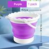 Portable Paint Brush Washing Bucket Silicone Paint Brush Washer Wash Pen Bucket  Students