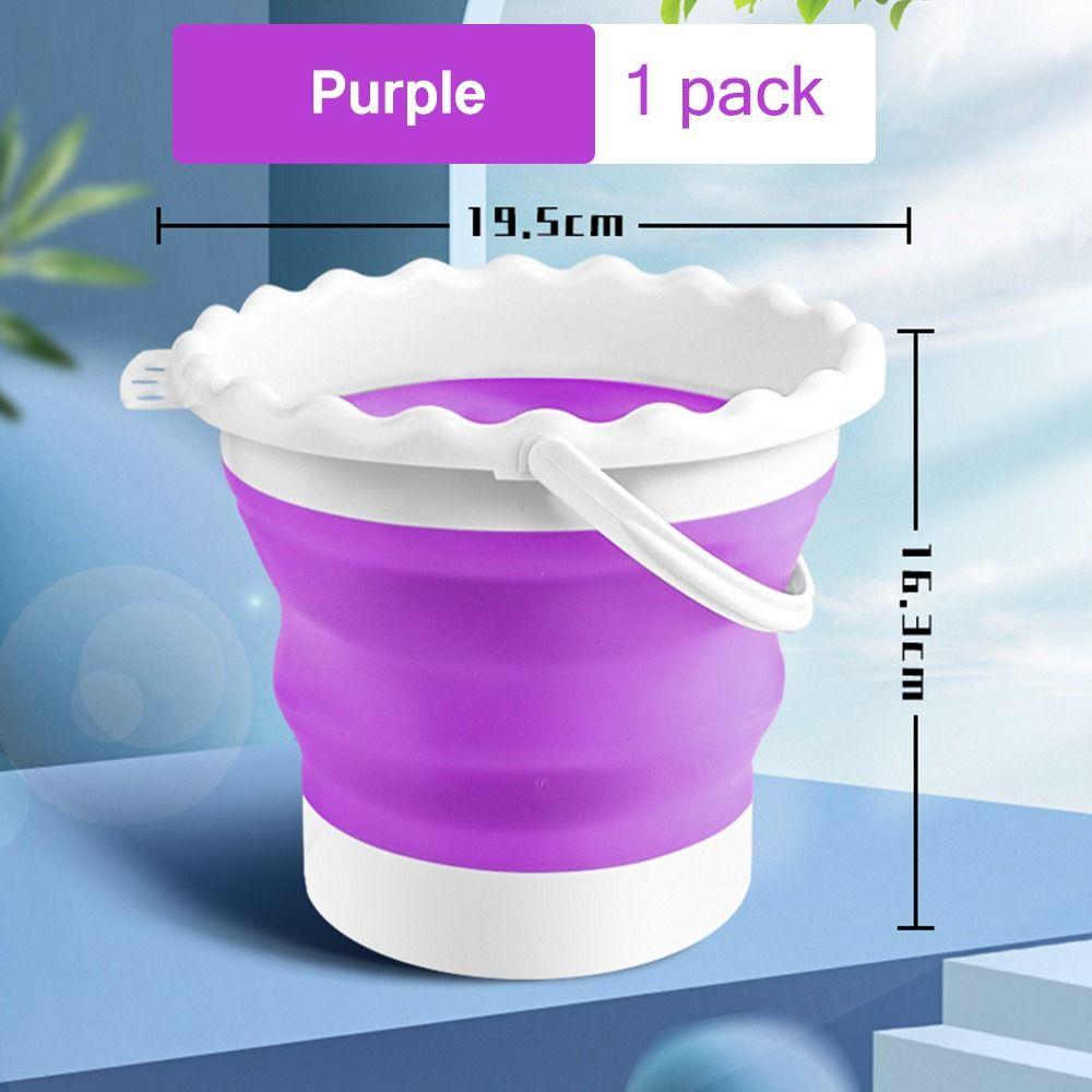 Portable Paint Brush Washing Bucket Silicone Paint Brush Washer Wash Pen Bucket  Students