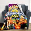 Wrestlemania Blanket Soft Warm Cozy Great for Seaside Sofa Bedding Four Seasons Multipurpose Stylish Decor Ideal Gift for Friends Family Couples Picni