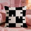 DecorPuzzleS Cushion Cover Premium Comfort Reversible Pillow Cove Two in One Design for Any Room  Car Interior