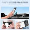 For Xiaomi 15 15S 14 Pro Ultra Case Magnetic Suction Metallic Colors Spacecraft Style Kickstand Soft Plating Cover Shell