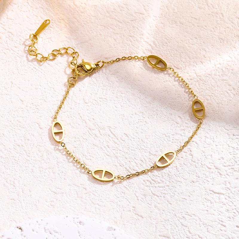 Cross Europe Fashion Titanium Steel Women's 120cm Ultra-long Double D Pig Nose Sweater Chain Necklace