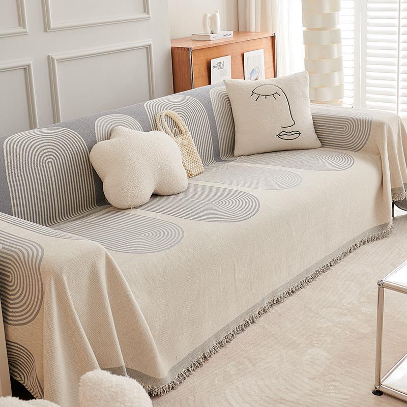 Nowy ręcznik na sofę Uniwersalny, all-inclusive narzuta na sofę Prosta poduszka na koc na sofę z pełnym pokryciem.