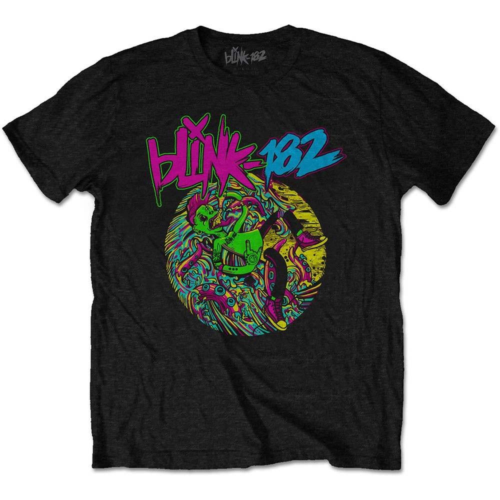 Men s Blink 182 Overboard Event Slim Fit T-shirt XX-Large Black M