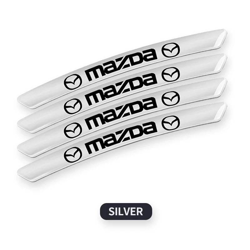 4 buc Insigne Auto din Aluminiu Autocolante Butuc Roată Decal Decorativ Jante Auto Pentru Mazda Speed 3 5 6 BK CX-3 CX-5 CX7 CX-7 Demio Axela MS