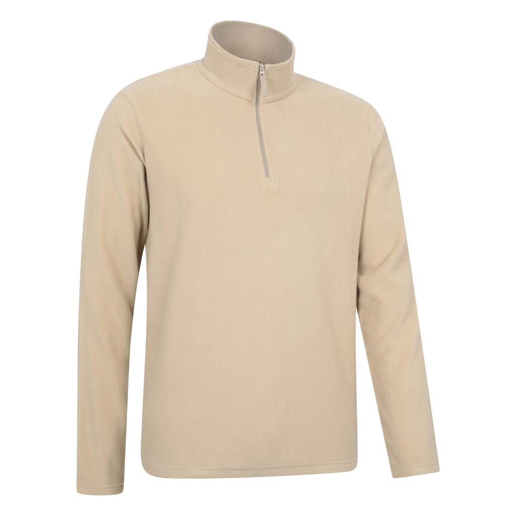Mountain Warehouse Mens Camber II Camo Half Zip Fleece Top