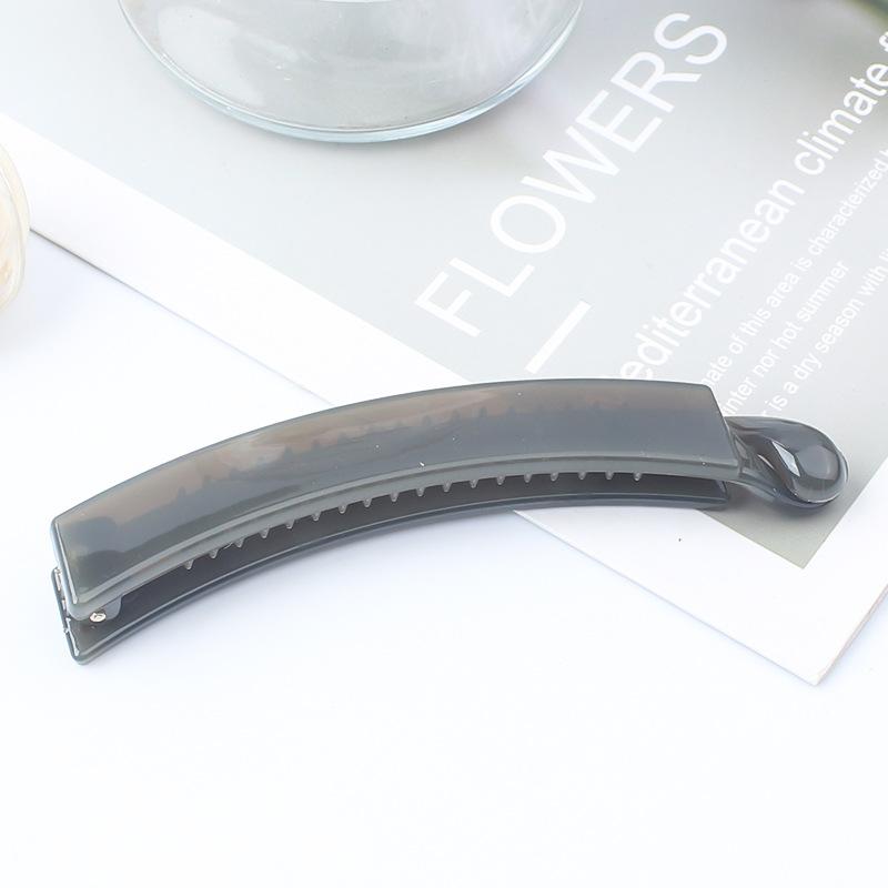 New Color Pan Hair Banana Clip Light Luxury Stone High-end Fashion Ponytail Clip Hair Accessories Hairpin