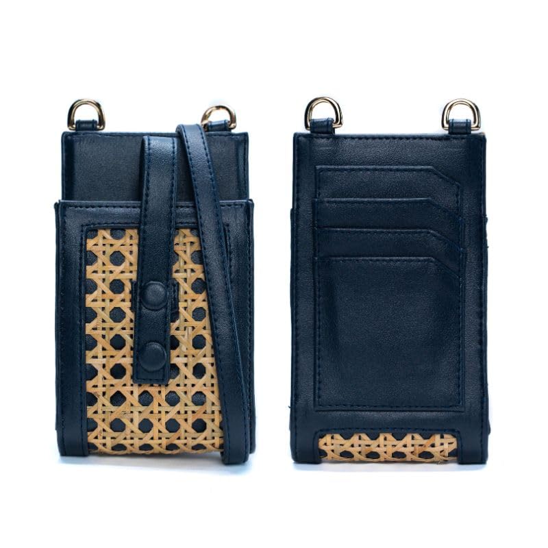 

Стильная сумка-чехол через плечо Stylecat для смартфона, с возможностью управления смартфоном, Милый и стильный кошелек для женщин (военно-морской флот)