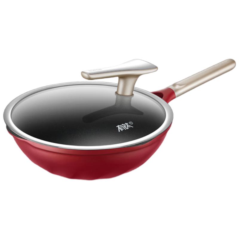 SUPOR Lightweight Titanium Non-stick Flat Bottom Wok