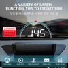 M8 HUD Head-up Display, Car OBD2 II EUOBD Overspeed Warning, Water Temperature, Digital Projection, Windshield, Car, Electronics