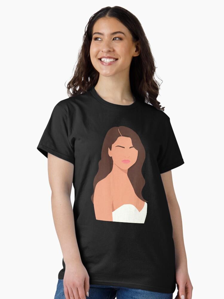 Selena Gomez Lineless Illustration Classic T-Shirt