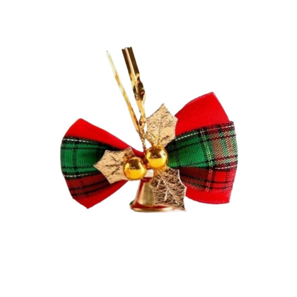

Mini Bow Tie Christmas Tree Decorations Halloween Gift Set DIY Accessories with Bells Pet Supplies Ornaments 20 Pieces 20PCS