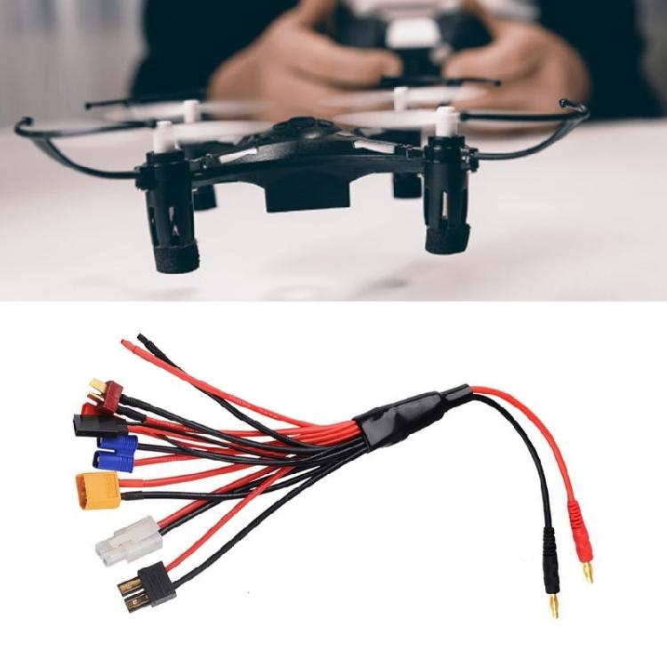 1 to 8 Charging Cable Plug Line for Battery EC5 EC3 XT60 Plug Multiple Charging Convert For b6