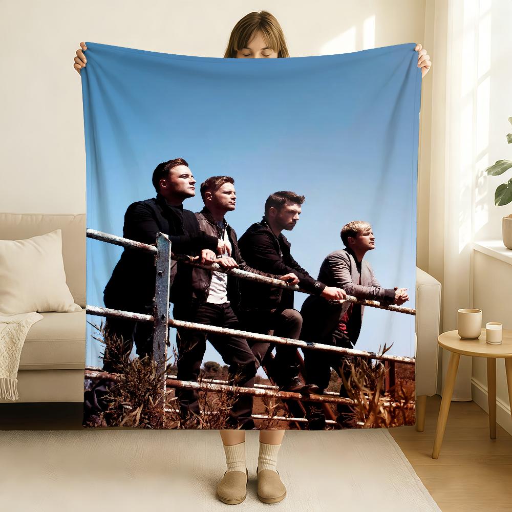 Band W Westlife S Teppe Mykt og Hudvennlig For Sofa Seng Lur Teppe Helår Dyne