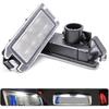 2 szt. LEDowe Lampki Tablicy Rejestracyjnej Lampka Numeru do Fiat 500 Dodge Viper J'eep Grand Cherokee Zasilane przez Wysokiej Mocy LED SMD Ksenonowy Biały Bez Błędów