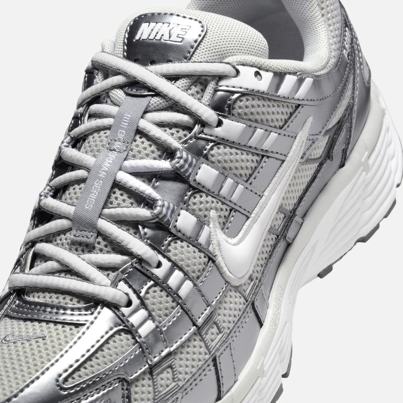 Nike Women's Breathable Sports Shoes - Summer Retro Running Shoes - Comfortable Cushioning and Fashionable - NIKE P-6000 IO3496