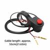 55cm Cable Motorcycle Handlebar Switch 7 /8 Inch Horn Start Switch Horn Starter Switch  Dirt Bike