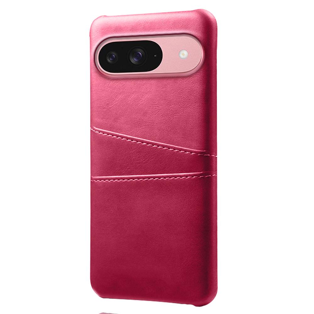 For Google Pixel 10/10 Pro Case Dual Card Slots PU Leather + Hard PC Phone Cover