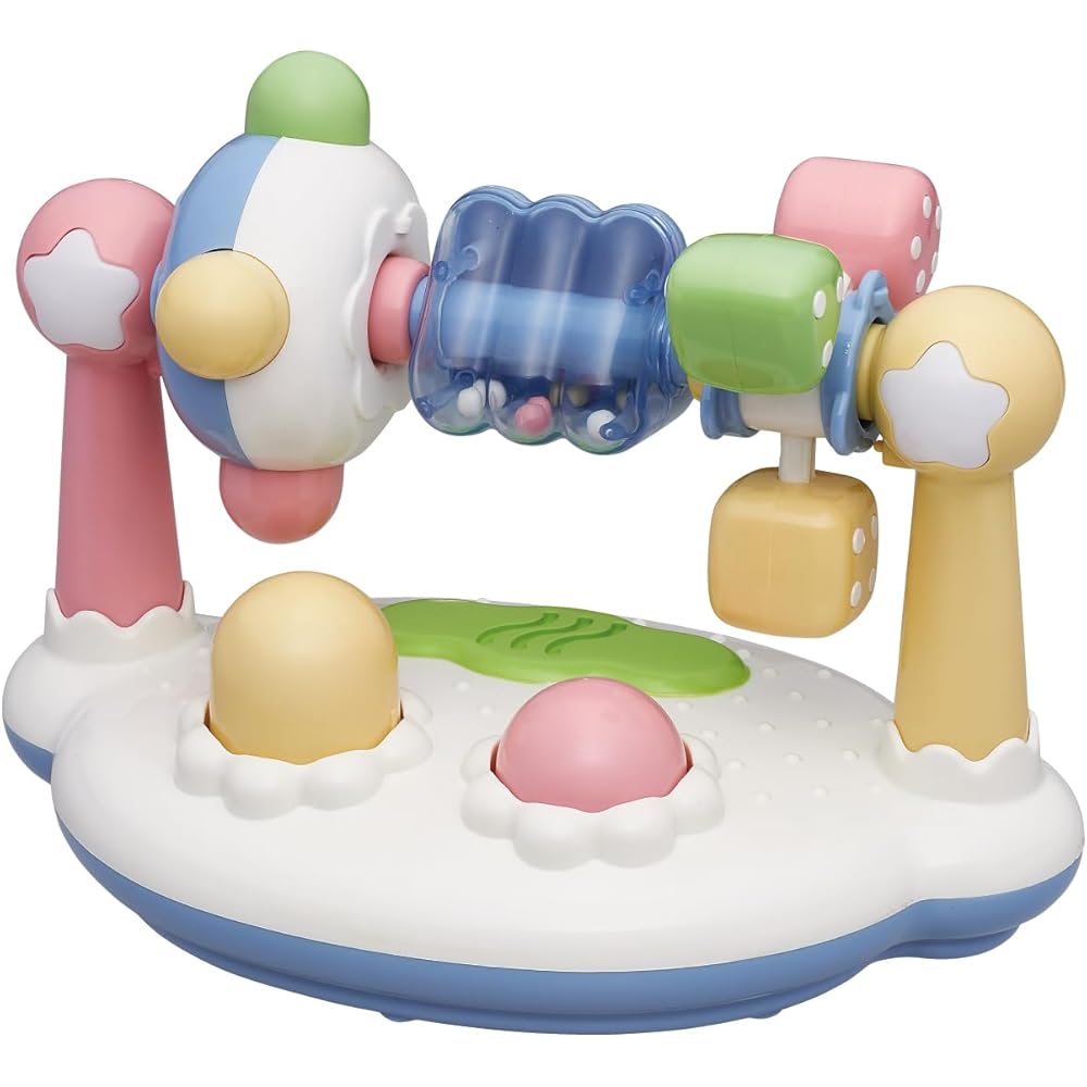 

Toyroyal Spinning Sound Educational Toy for Babies with Light and Sound Features, Finger Play Activity