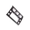 Carbon Fiber Style Dash Navigation Panel Cover Trim For 07-21 Toyota FJ Cruiser