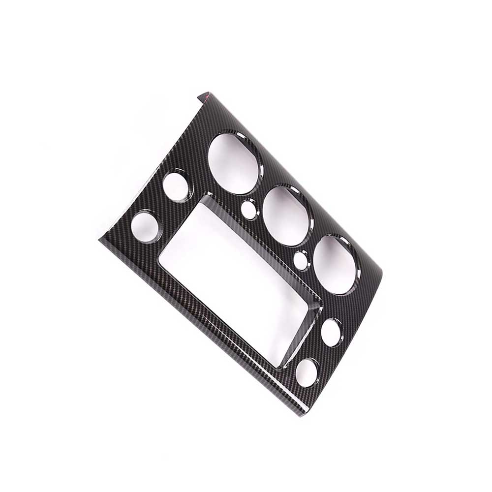 Carbon Fiber Style Dash Navigation Panel Cover Trim For 07-21 Toyota FJ Cruiser