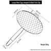 ZISIZ Stainless Steel Egg-shaped Fish Grill Clip