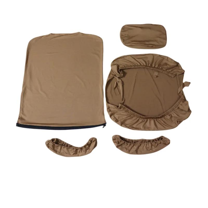 Stretch Office Chair Cover 5pcs/set  Computer Chair Cover Armchair Slipcover Elastic Seat Cover for Computer Chair Seat Case