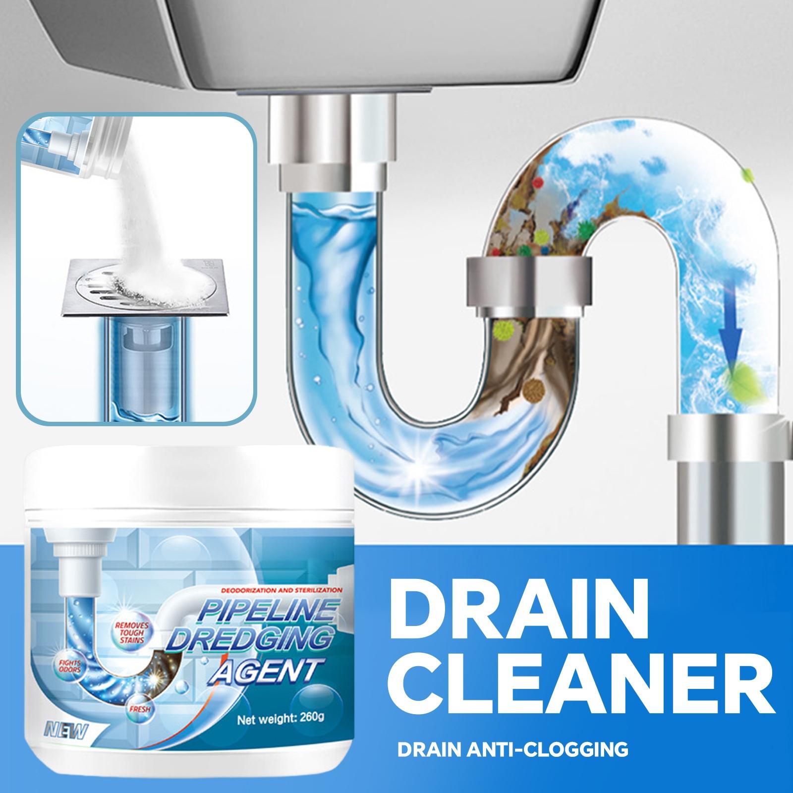 

Средство для прочистки засоров Мощное средство для прочистки раковин и удаления волос для кухни, душа и водостоков One Size