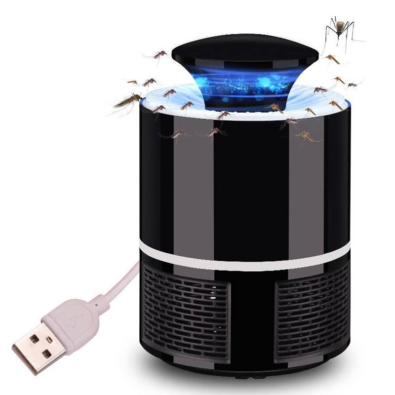 

Электрическая лампа-уничтожитель насекомых, ловушка для комаров и мух, для улицы и помещения чёрный