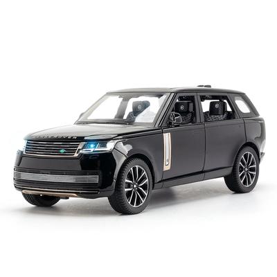 1/24 Scale Land Rover Range Rover SV2022 Car Model Ornaments, Boxed SUV Off-road Vehicle Model Simulation Sound and Light Children's Toy Car Gift