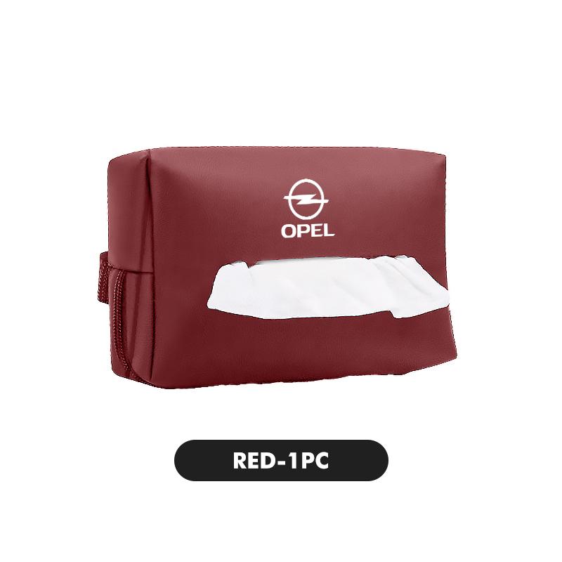 Car Tissue Box Car Seat Back Tissue Hanging Storage Bag For Opel Vectra Zafira Meriva Mokka Grandland Vivaro Antara MH8