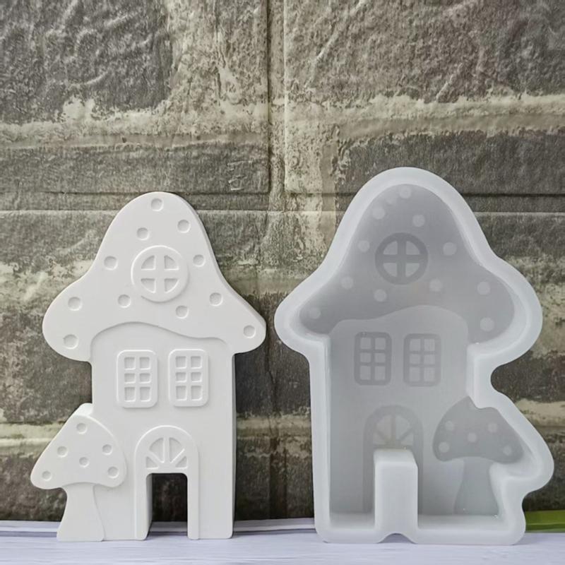 Mushroom House Silicone Molds for Epoxy Resin Candle Soap Making Molds Mushroom Resin Silicone Molds for Epoxy Resin