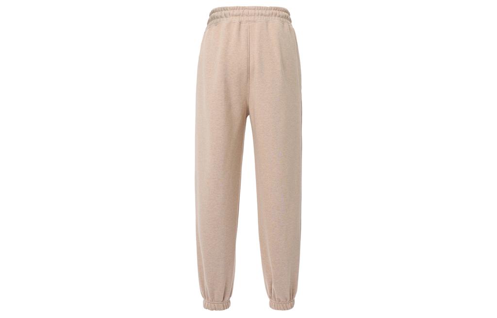 Jordan Flight Solid Color Lace Up Casual Elastic Cuff Fleece Lined Knitted Sweatpants Women's Legend Medium Umber FB5114-245
