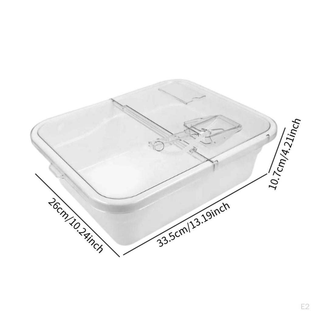 Bread Container Display Box Dried Fruits Candy Food Storage Bin for Commercial