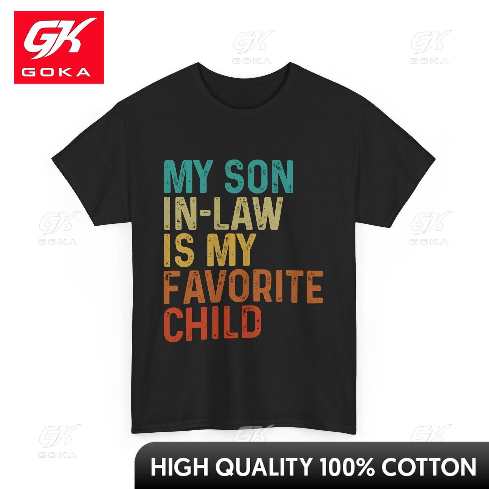 

Son in Law ShirtIs My Favorite Child Father in Law Mother in Law Shirt Charming Indie Graphic Tee Classic Artistic Tee Shirts S