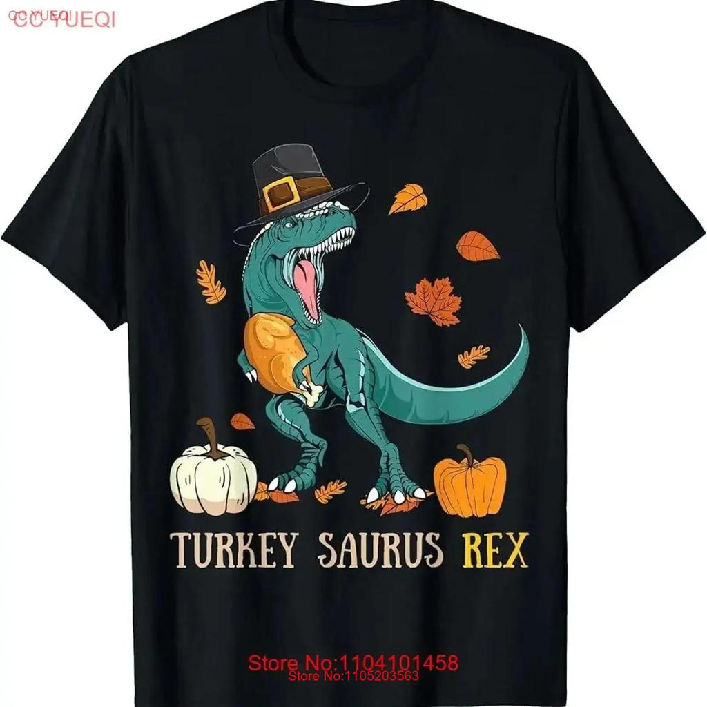 Kids Turkeysaurus Rex Turkey Toddler Boys Thanksgiving T Shirt Vintage Stylish Top For Everyday Wear Comfortable