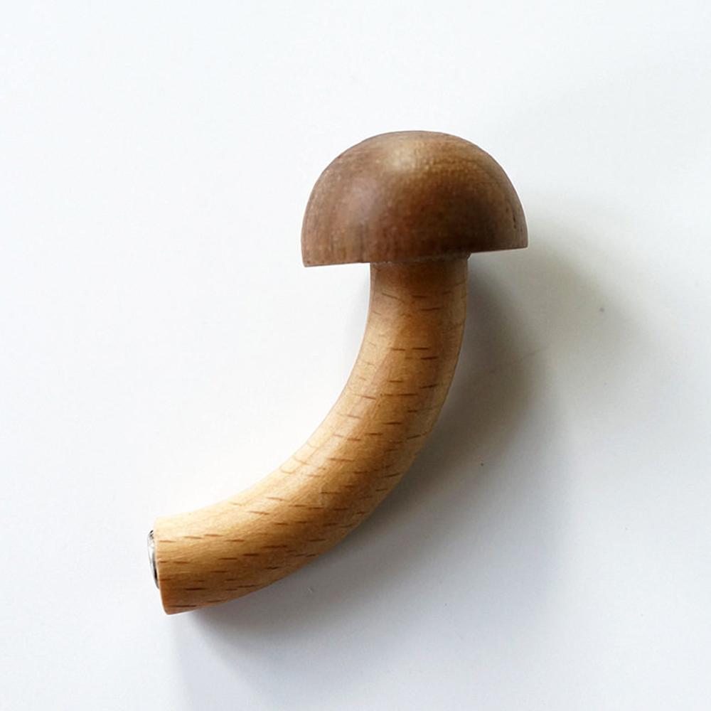 Mushroom Wooden Fridge Magnet Refrigerator Magnet Handmade 3D Solid Wood Magnet Fridge Magnets Magnetic Kitchen Decor Gift Room