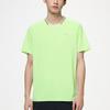 Anta Running Series Solid Color Round Neck Pullover Lightweight Sports Short Sleeve Raglan T-Shirt Men Tops Spirit-Yellow 152425119-2