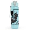 1PC Skull Soldier Monochrome Art 750ml Color Plastic Sports Water Bottle Leakproof Flip Straw Lid Suitable for Sports Office Home Use