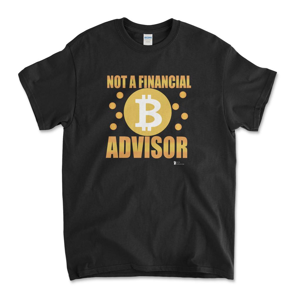 Биткоин BTC Крипто Криптовалюта Альткоин HODL Черная Футболка UPC263 Унисекс Футболка XL