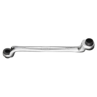 TONE 75° oboustranný otvor pro ráčnový klíč Šířka přes plošky 10 x 12 mm (hluboký typ) RM75A-1012