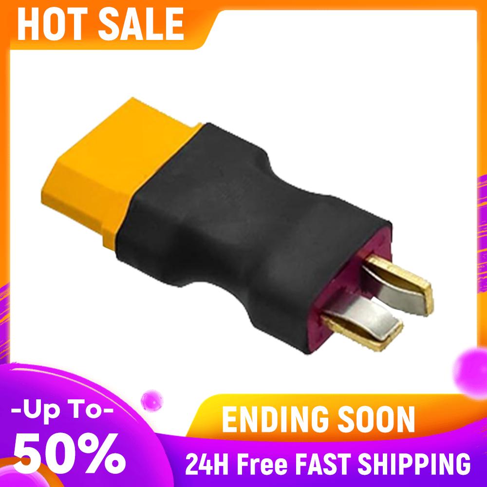 

5 PCS RC XT60 Female To Deans Plug Male T Connector XT60 To Deans T-Plug Adapter RC Battery Adapter for Lipo Battery RC Parts China Mainland