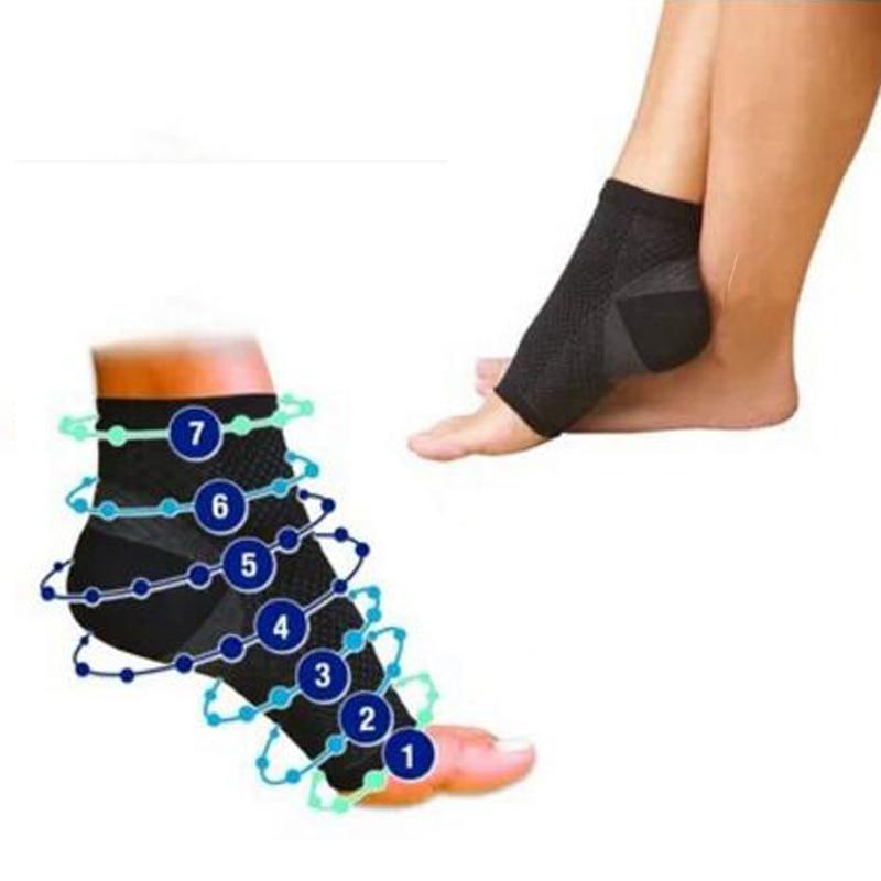 Comfort Foot Anti Fatigue Compression Sleeve Relieve Swelling Varicosity Women Men Miracle Socks