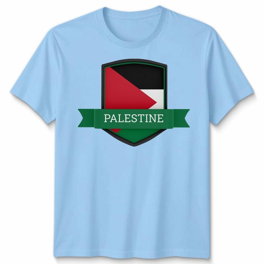 Palestine Unisex T Shirt Retro Strip Palestinian Patriotic Gift Unisexs Unisexs Tee S