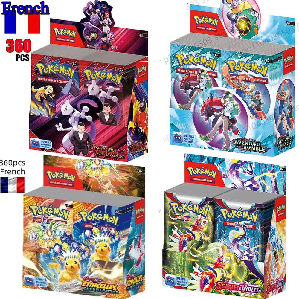Discover Intime And%360 French Pokmon Tcg: Ecarlet And Violet Etsncelles Astral Radiance Obsidian Flames Booster Box Pokemon Cards Activity 36 Pack Bo