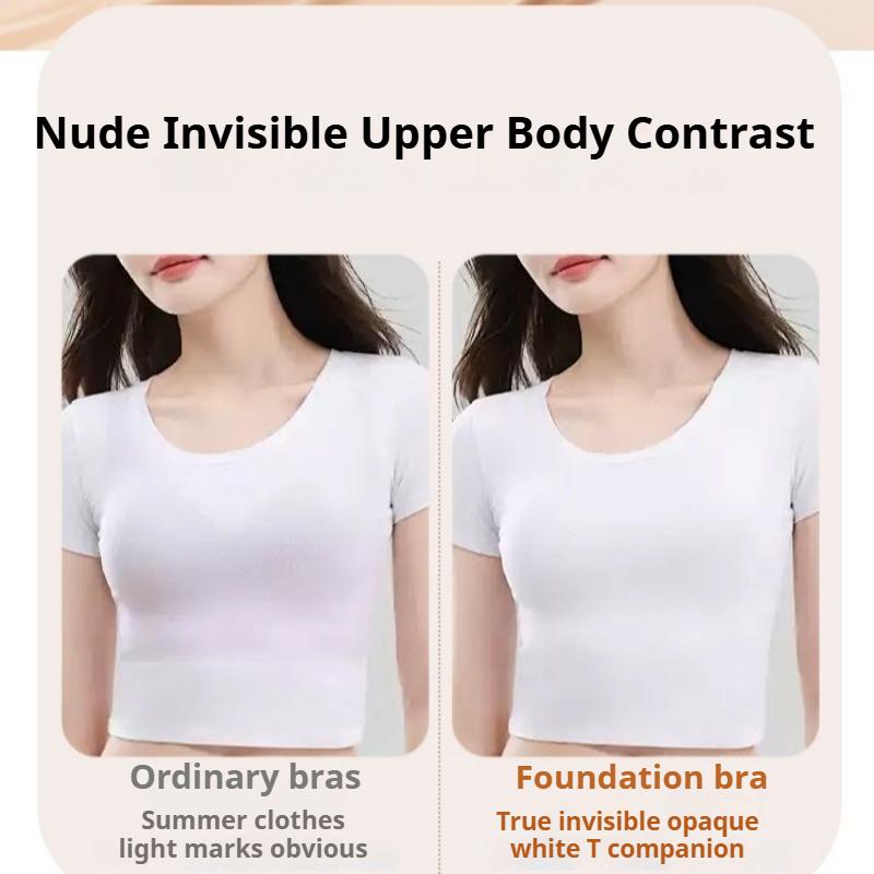 Plus Size Bra Summer Seamless Vest Flattering for Large Busts Push-up Style Thin and Sporty Plus Size Women's Bra