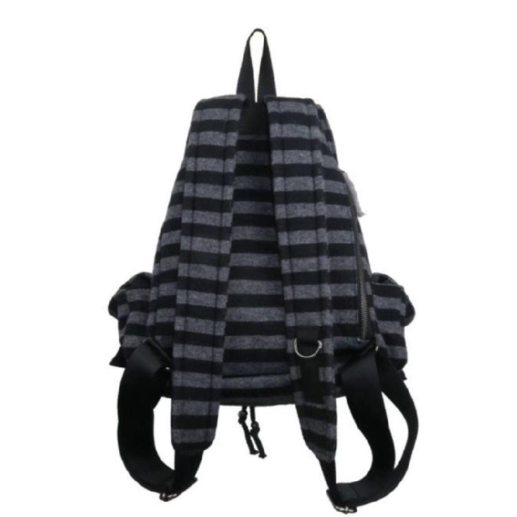 Sac à dos scolaire pour étudiants Sac à dos à rayures rétro Sacs à dos de voyage Sacs à dos de jour grande capacité Sac à dos de voyage pour filles