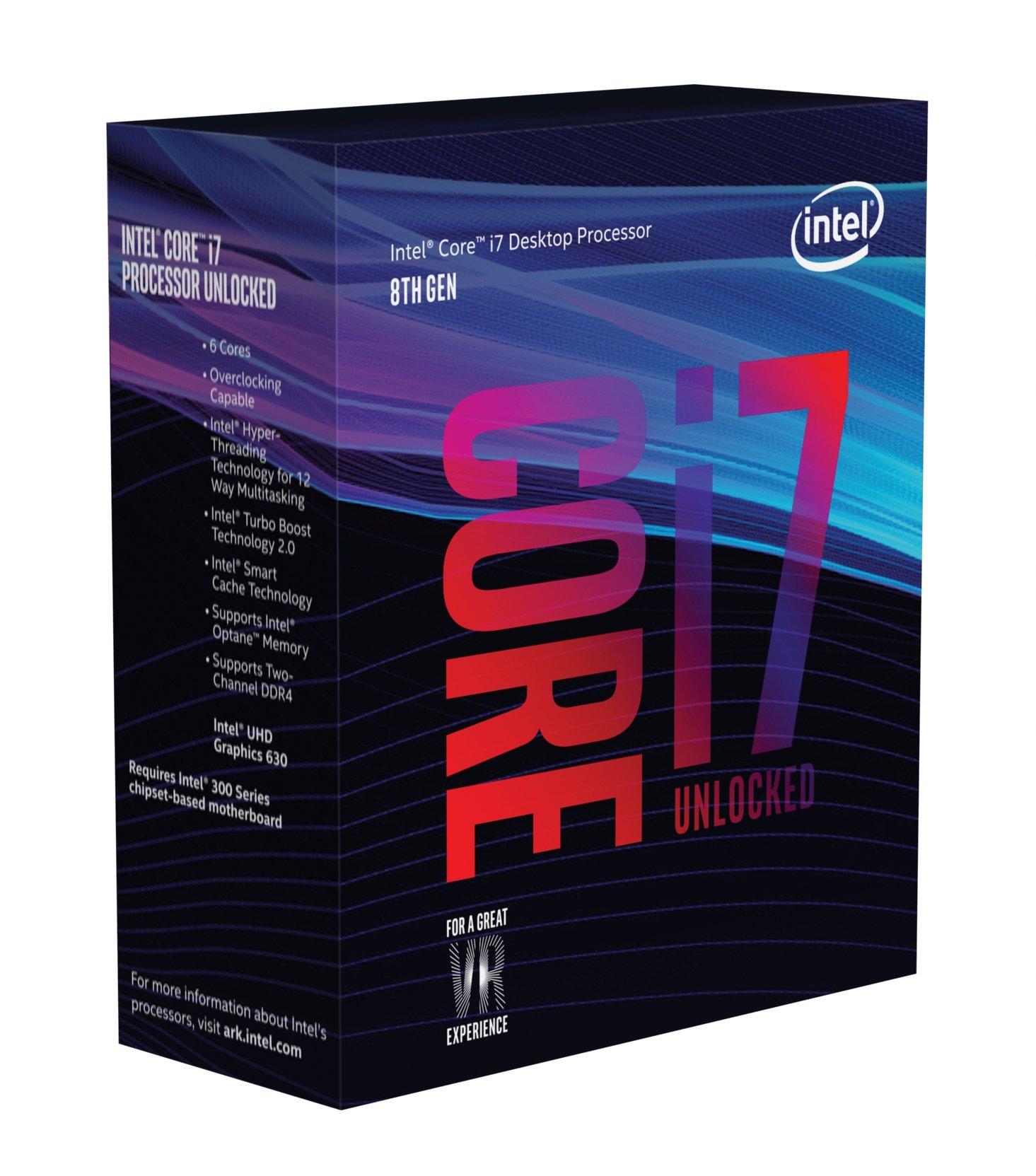 

Intel CPU Core i7-8700K 3.7GHz 12MB Cache 6 Cores/12 Threads LGA1151 BX80684I78700K [Boxed] [Official Japanese Distribution Product]