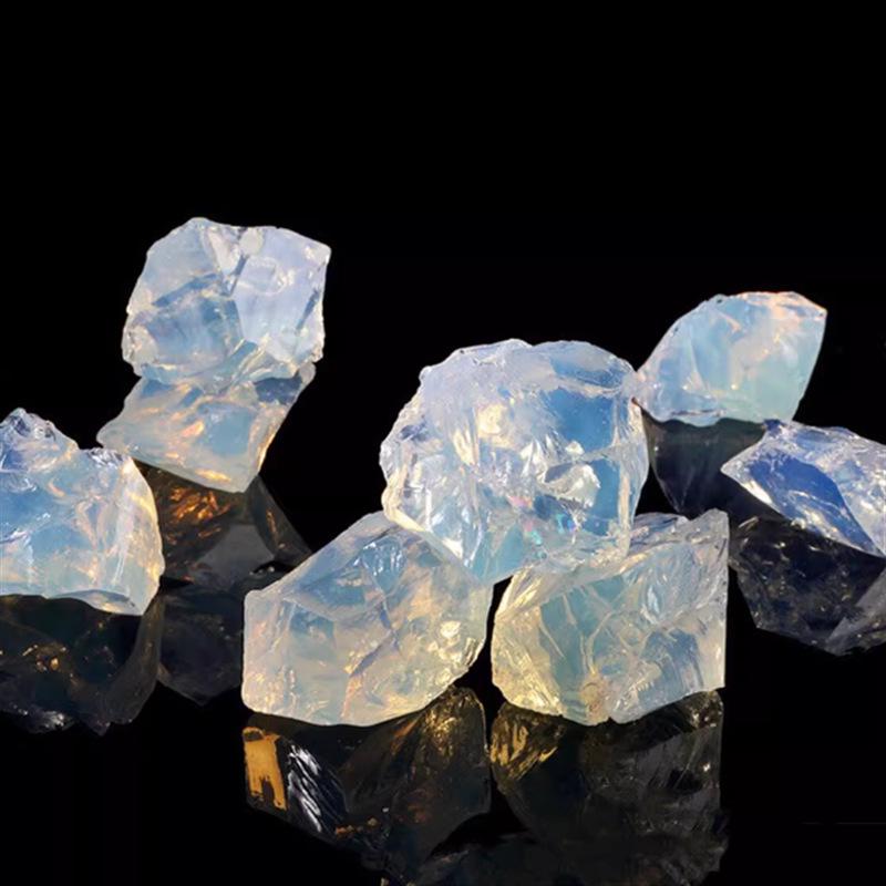 

Лабрадорит и Синтетический Опал Кристалл Необработанный: Большой материал для резьбы по орнаменту, образец минерала, учебные камни