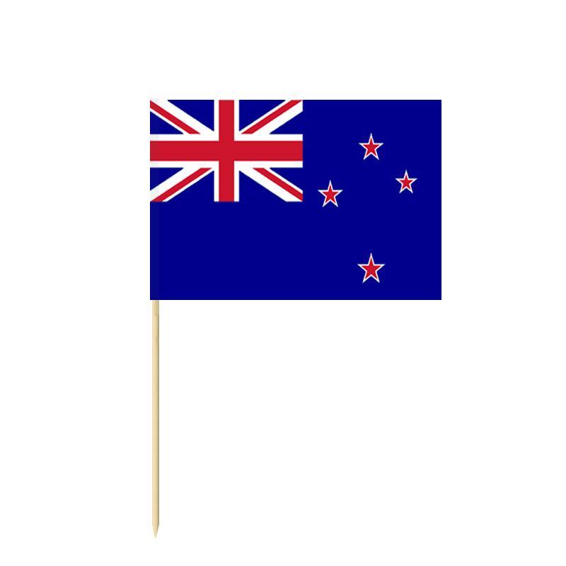 100 st Nationella flaggor Väljer olika länder Konst tandpetare Festpinnar Cupcake/kaka/paj/frukt/glass Topper dekoration